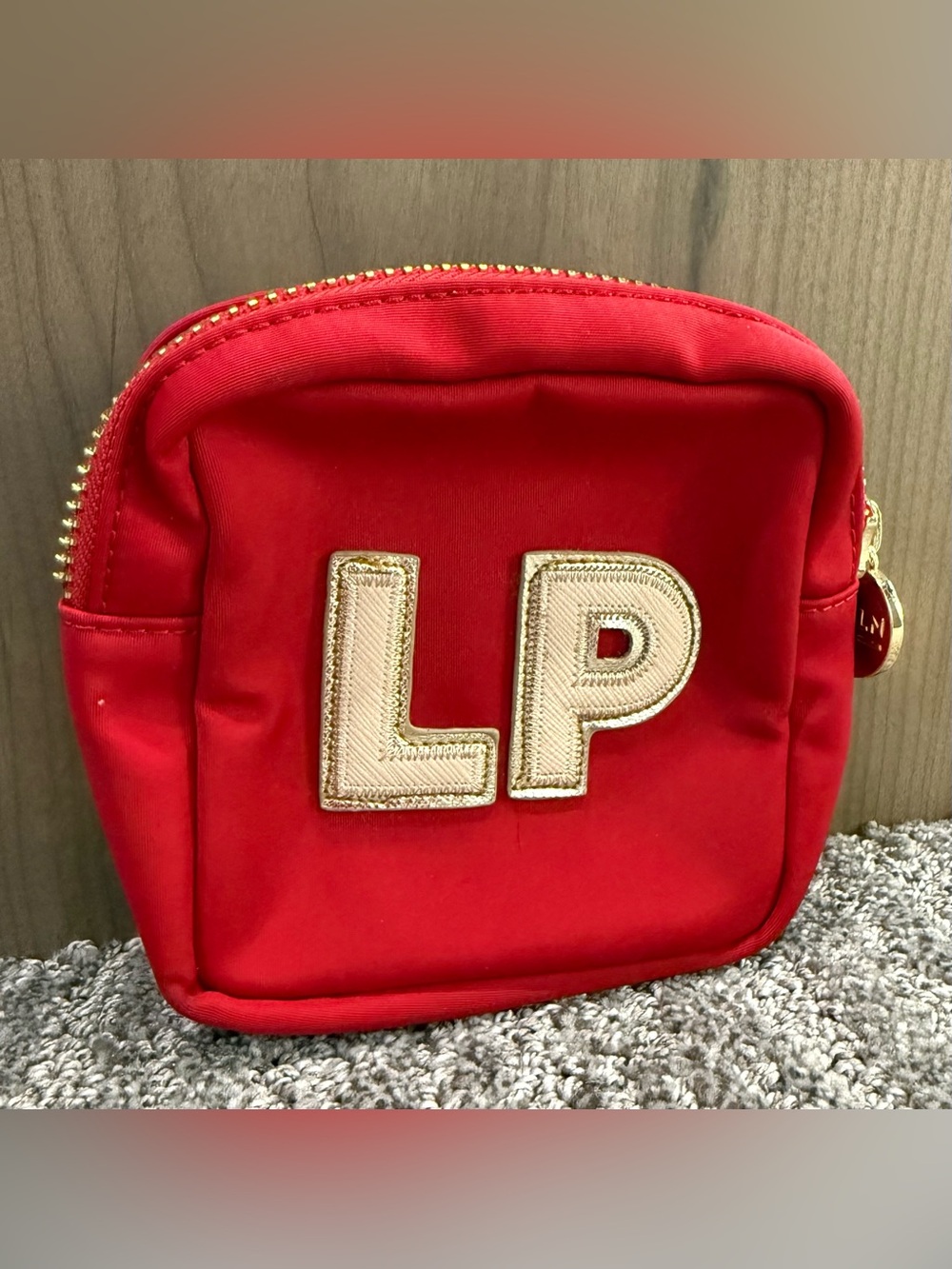 EUC Stoney Clover Lane Mini Pouch in Ruby